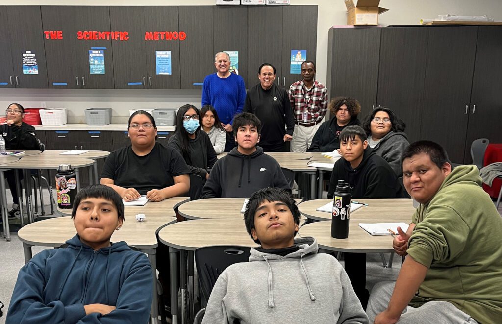 December 2023 class taught at Skyline Gila River High School by our CEO/President, Martin Alvarez, Sr.